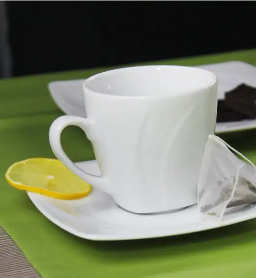 LUBIANA CELEBRATION Komplet 6 Filiżanek 200 ml + spodki / 12 el / 6 os / porcelana