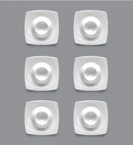 LUBIANA CELEBRATION Komplet Spodki do jajek 12 cm / 6 el / 6 os 