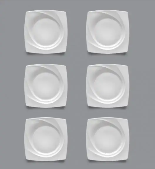 LUBIANA CELEBRATION Komplet Talerze deserowe 23 cm / 6 el / 6 os 