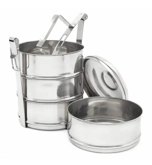 TADAR Pojemnik obiadowy / menażka 16 cm / 4 pojemniki