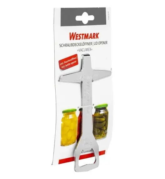 WESTMARK VACUMEX Otwieracz do słoików i butelek / Stal chromowana