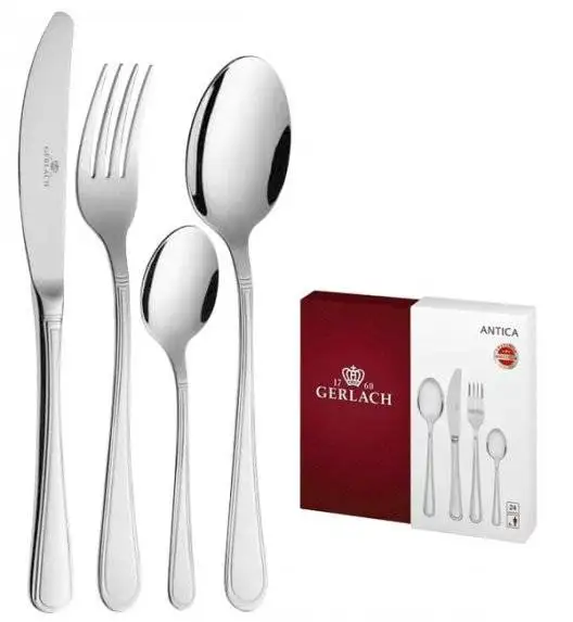 Gerlach Antica Sztućce Komplet 24 el pudełko / 6 osób / połysk
