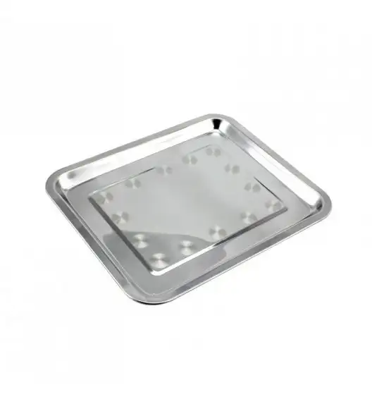 TADAR Taca gastronomiczna prostokątna 45 x 30 cm / stal nierdzewna 