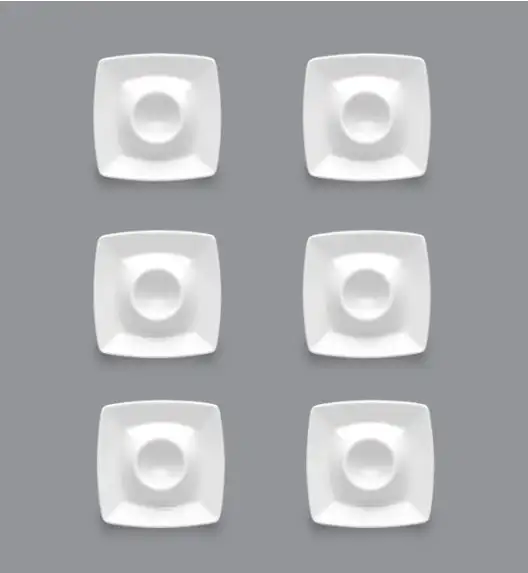 LUBIANA VICTORIA Komplet Spodków do jajek 11,5 cm / 6 el / 6 os 