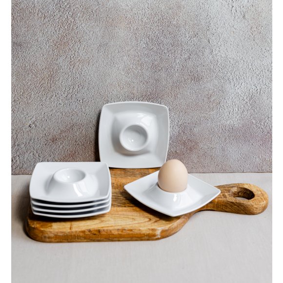 LUBIANA VICTORIA Komplet Spodków do jajek 11,5 cm / 6 el / 6 os 