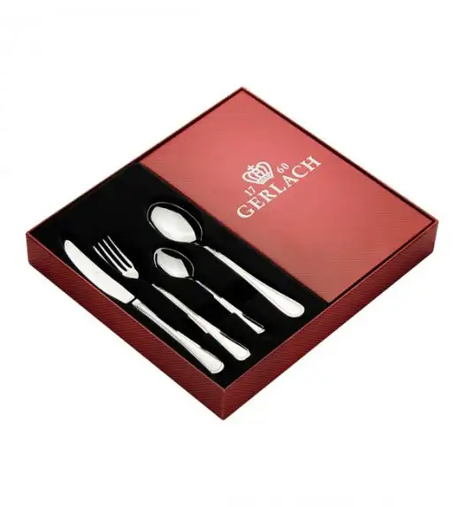 Gerlach Antica Sztućce Komplet 48 el (2x24) pudełko / 12 osób / połysk