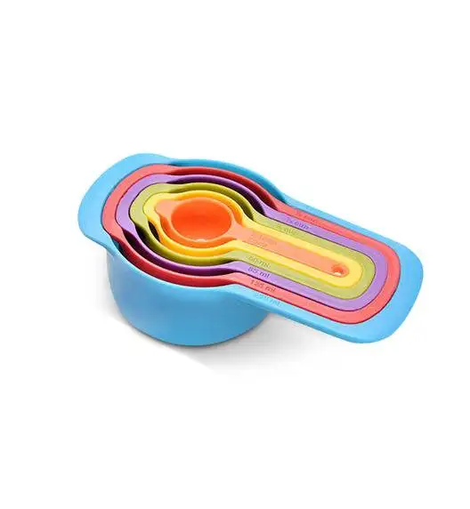 WYPRZEDAŻ! MOHIT Komplet kolorowych miarek kuchennych 6 elementów, 250 ml - 7,5 ml