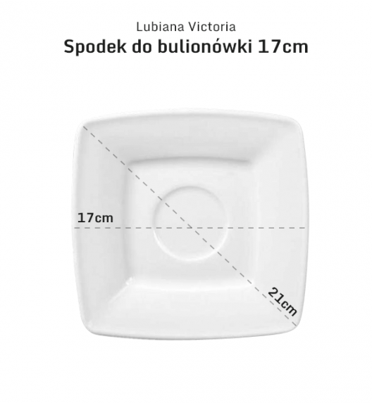 LUBIANA VICTORIA 12 Bulionówka 300 ml + spodki / 24 el 