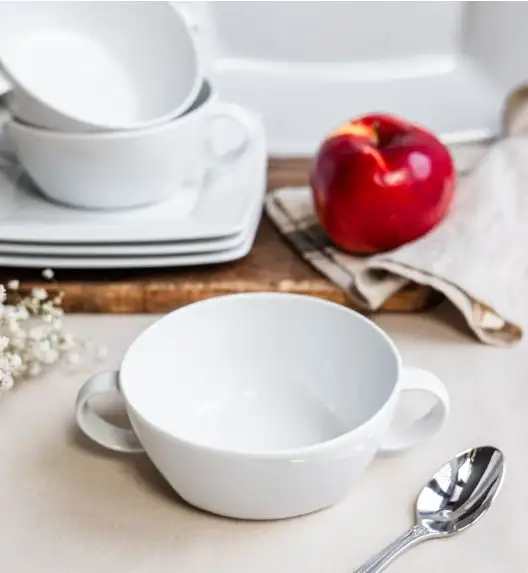 LUBIANA VICTORIA 12 Bulionówka 300 ml + spodki / 24 el 