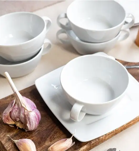 LUBIANA VICTORIA 12 Bulionówka 300 ml + spodki / 24 el 