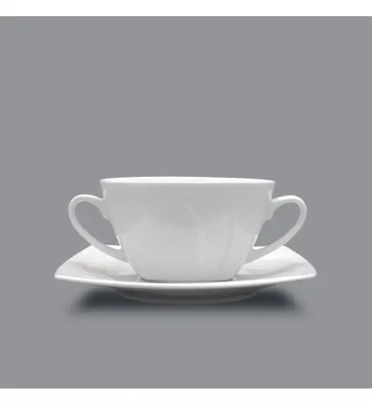 LUBIANA CELEBRATION Komplet 12 Bulionówek 300 ml + spodki 16,5 cm / 24 el / 12 os