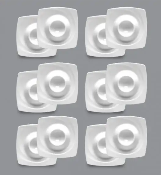 LUBIANA CELEBRATION Komplet Spodki do jaj 12 cm / 12 el / 12 os 