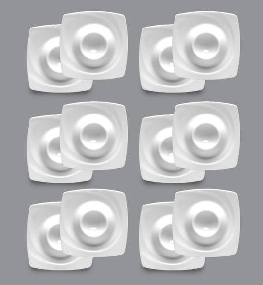 LUBIANA CELEBRATION Komplet Spodki do jaj 12 cm / 12 el / 12 os 