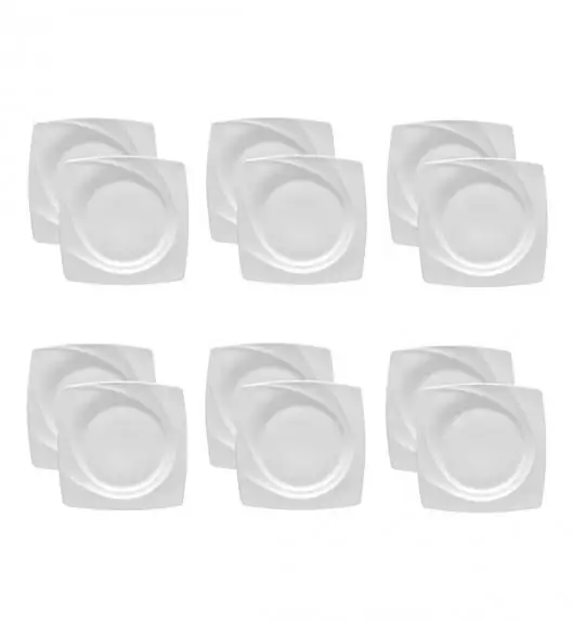 LUBIANA CELEBRATION Komplet Talerze deserowe 23 cm / 12 el / 12 os 