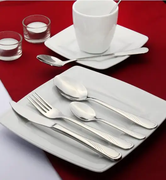 AMBITION NAPOLI Sztućce Komplet 42 el pudełko / 6 osób / połysk