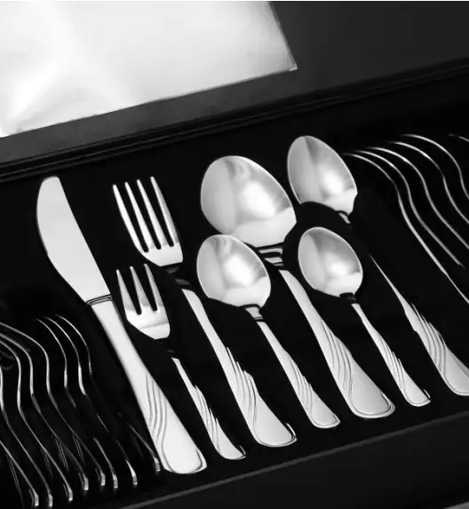 AMBITION NAPOLI Sztućce Komplet 42 el pudełko / 6 osób / połysk