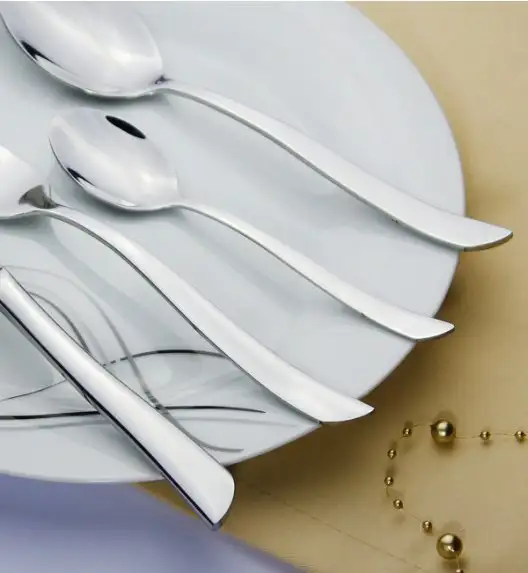 AMBITION Wave Sztućce Komplet 48 el pudełko / połysk / 12 os / 29880x2