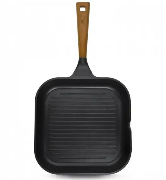 GERLACH NATUR EVO Patelnia grillowa 24 cm / powłoka ceramiczna ILAG® Non-Stick / 