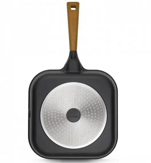 GERLACH NATUR EVO Patelnia grillowa 24 cm / powłoka ceramiczna ILAG® Non-Stick / 