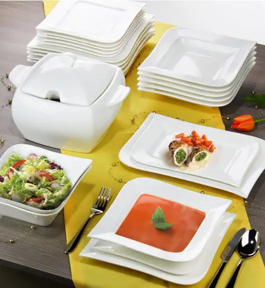 AMBITION FALA Serwis obiadowy 42 elementy dla 12 osób 