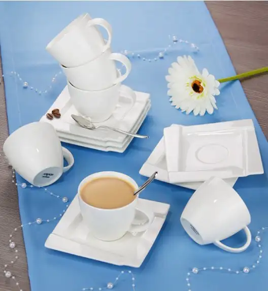 AMBITION KUBIKO Komplet kawowy 12 elementów dla 6 osób 