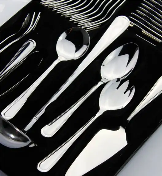 AMBITION VERONA Sztućce Komplet 72 el walizka / 12 os / połysk