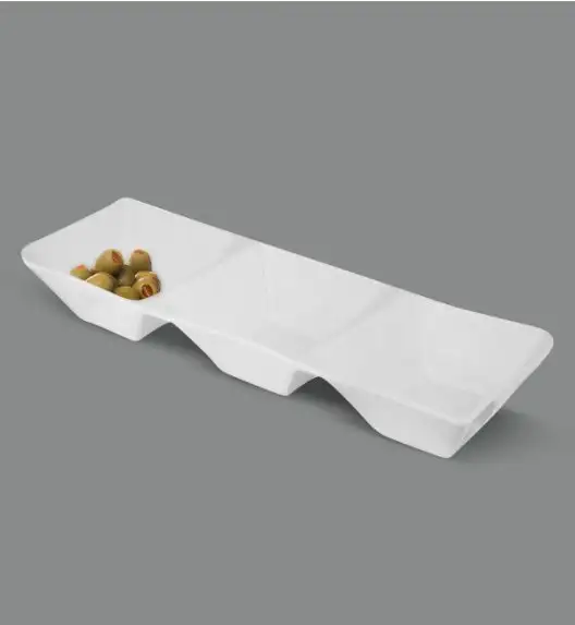 AMBITION FALA  Naczynie do przystawek 31,5 cm / Porcelana