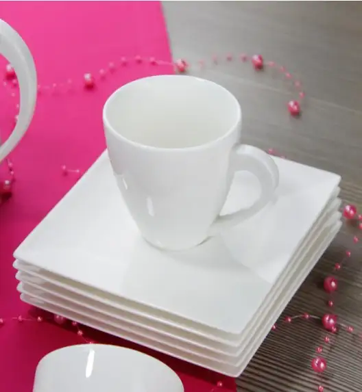 AMBITION PORTO Serwis kawowy 17 elementów dla 6 osób / Porcelana / 33988