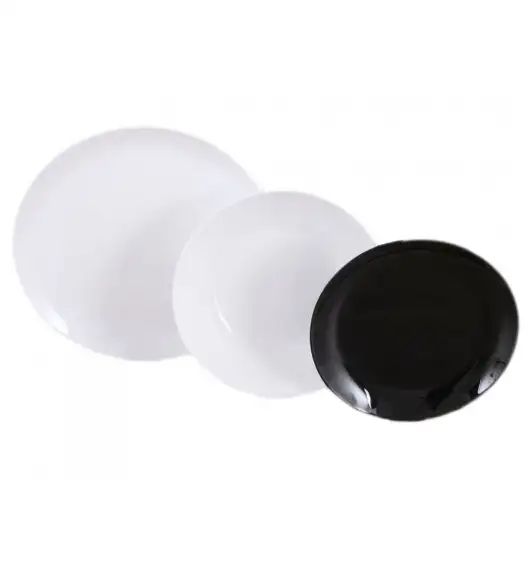 AMBITION VALENCIA Serwis obiadowy 18 elementów dla 6 osób / Szkło / 10789