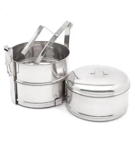 TADAR Pojemnik obiadowy / menażka 16 cm / 3 pojemniki