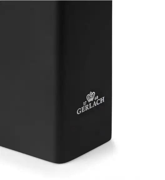 GERLACH PURE 982 Zestaw noży bloku 6 elementów / Antypoślizgowa rękojeść / 982B