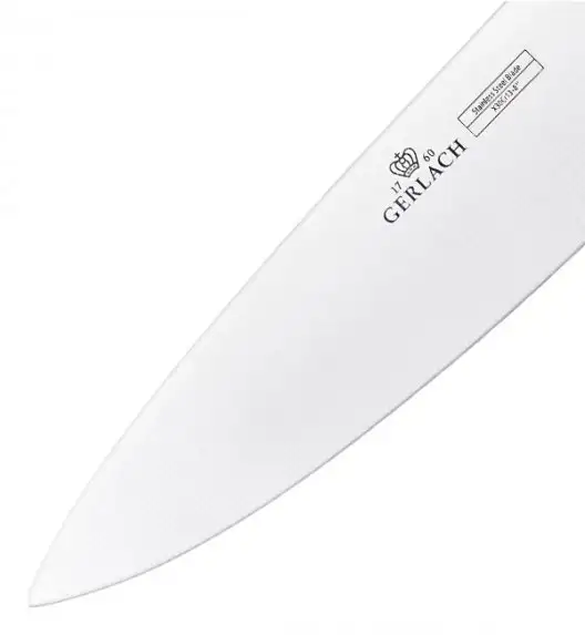 GERLACH PURE 982 Zestaw noży bloku 6 elementów / Antypoślizgowa rękojeść / 982B