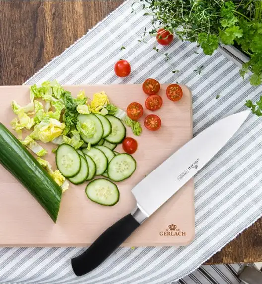 GERLACH PURE 982 Zestaw noży bloku 6 elementów / Antypoślizgowa rękojeść / 982B