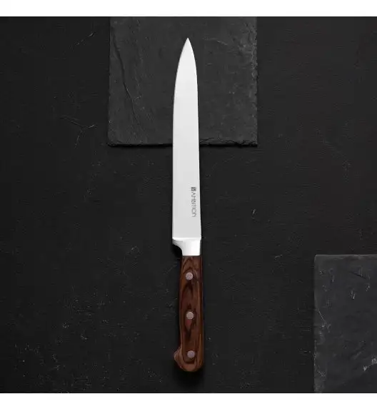 AMBITION TITANIUM Nóż kuchenny uniwersalny 20 cm / drewniana rękojeść