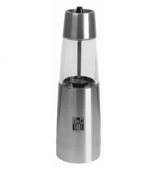 AMBITION Młynek elektryczny czarny do pieprzu z regulacją grubości mielenia 37767