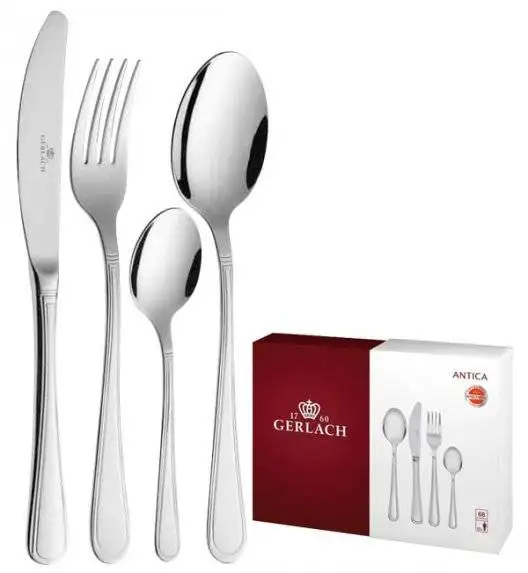 Gerlach Antica Sztućce Komplet 68 el pudełko / 12 osób / połysk 