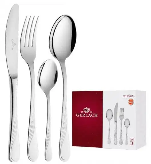 Gerlach Celestia Sztućce Komplet 68 el pudełko / 12 os / połysk