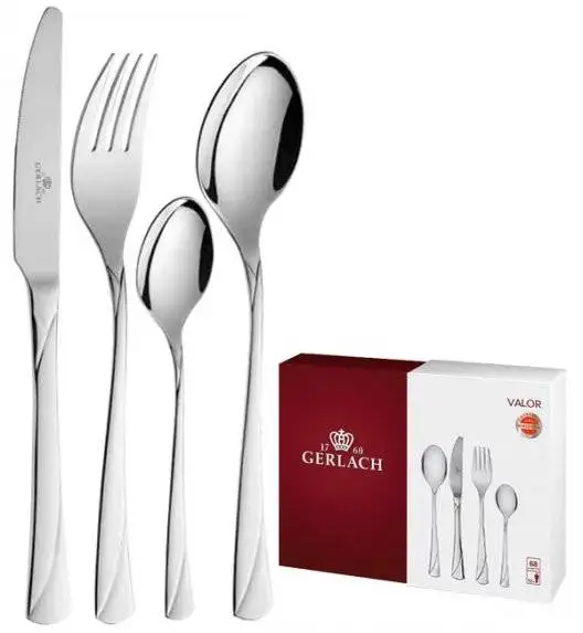 Gerlach Valor Sztućce Komplet 68 el pudełko / 12 osób / połysk
