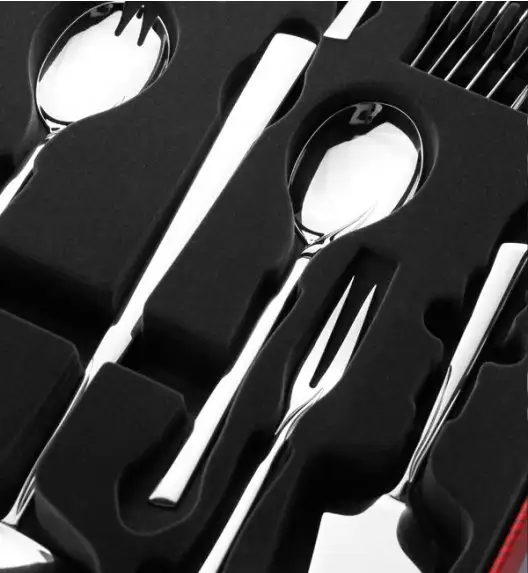 Gerlach Flames Sztućce Komplet 98 el (pudełko 68+dodatki) / 18 osób / połysk 