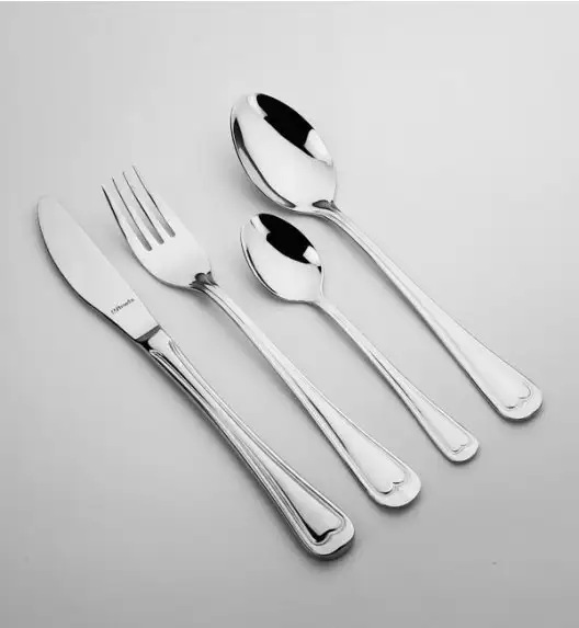 WYPRZEDAŻ! AMEFA ELEGANCE Sztućce UE Komplet 24 el w pudełku brązowym / 6 os / połysk