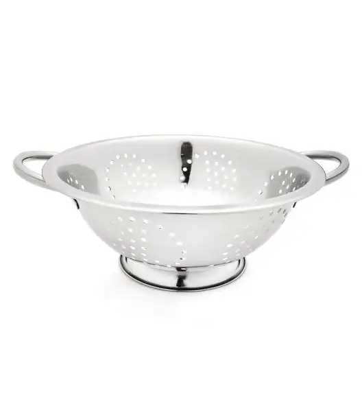 TADAR Cedzak / durszlak głęboki z uchwytami na nóżce 24 cm