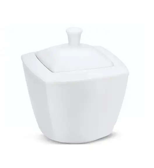 LUBIANA VICTORIA Komplet Mlecznik 150 ml + Cukiernica 300 ml z pokrywką / 3 el 