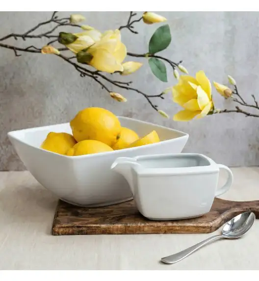 LUBIANA VICTORIA Komplet Salaterka 23 cm + sosjerka 400 ml / 2 el / porcelana