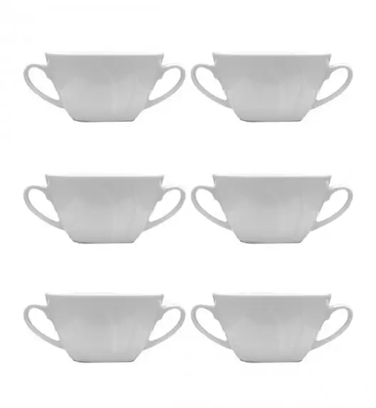 LUBIANA CELEBRATION Komplet Bulionówki 300 ml / 6 el / 6 os / porcelana