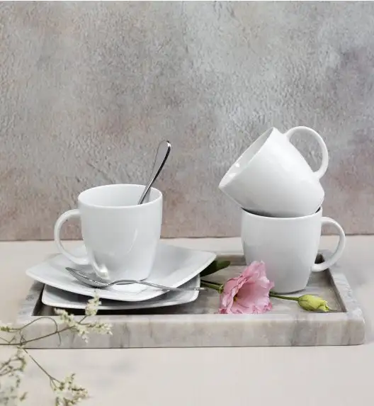 LUBIANA VICTORIA 12 x filiżanka 250 ml + spodki / 24 el / porcelana