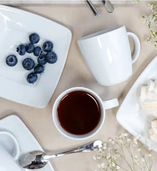 LUBIANA VICTORIA 12 x filiżanka 250 ml + spodki / 24 el / porcelana