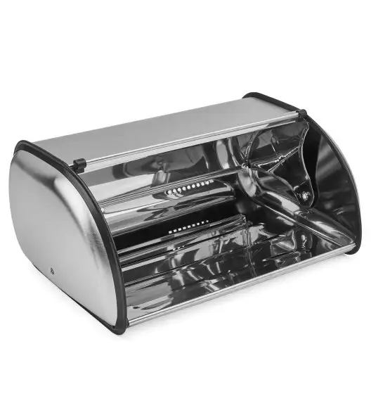 TADAR SATINO Duży chlebak satynowy 44 x 27 cm / stal nierdzewna 