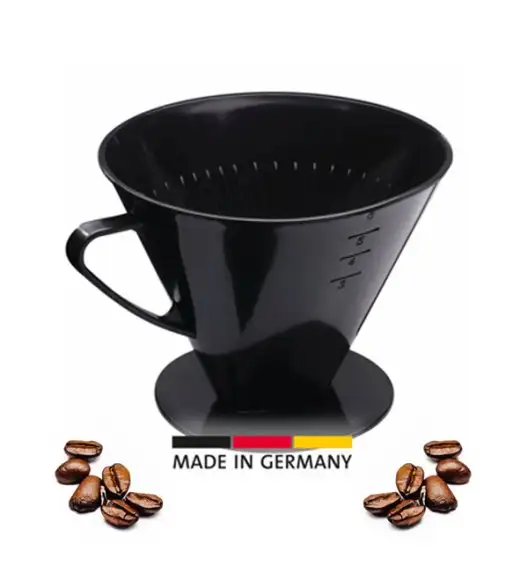 WESTMARK Plastikowy filtr do kawy z rączką / rozmiar 6 / czarny