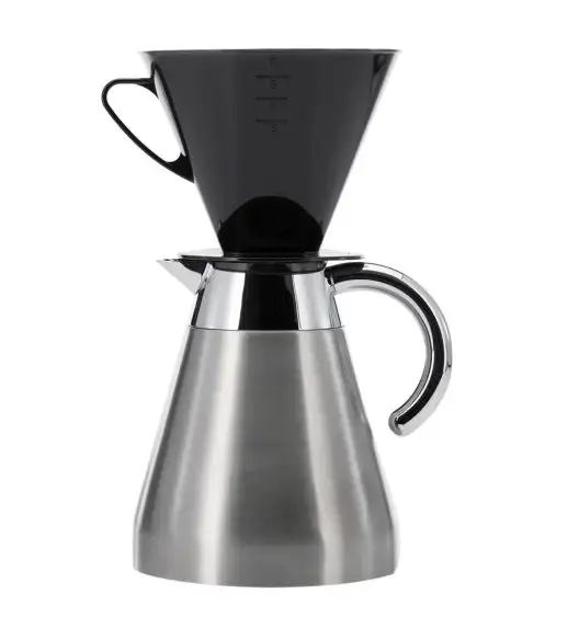 WESTMARK Plastikowy filtr do kawy z rączką / rozmiar 6 / czarny