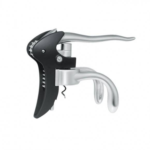 CILIO Stalowy korkociąg automatyczny do wina + nożyk do folii / FreeForm